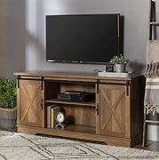 Image result for Rustic Wood TV Stand