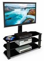 Image result for Walmart Glass TV Stand with Mount