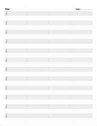Image result for Blank Music Score Sheet Template