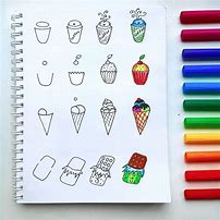 Image result for Easy Things to Draw Food