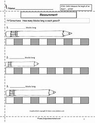 Image result for Non-Standard Measurement Worksheets Grade 1