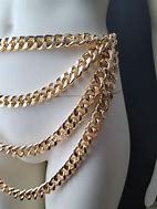 Image result for Gold Chain Belt