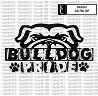 Image result for Cool Bulldog SVG