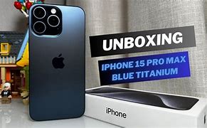 Image result for iPhone 15 Pro Blue Titanium Unboxing