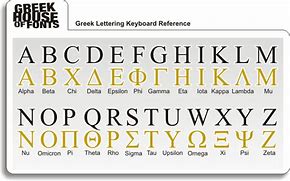 Image result for Greek Letters Font