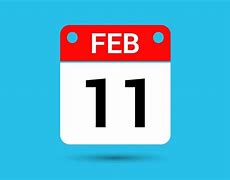 Image result for February 11 Calendar