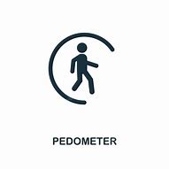 Image result for Pedometer Icon Vector