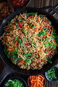 Image result for Stir-Fry Noodles with Tofu and Vegetables