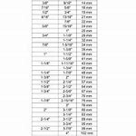 Image result for Size Chart Metric Conversion