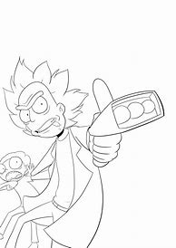 Image result for Cool Rick and Morty Coloring Pages