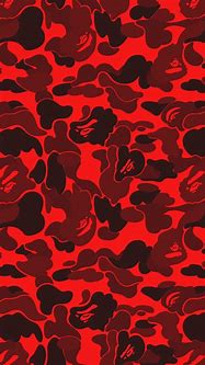 Image result for Red BAPE Wallpaper