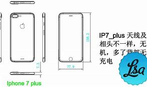 Image result for iPhone 7 Plus Dimensions Drawing