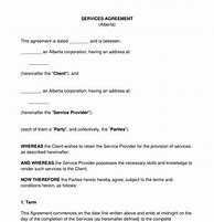 Image result for Service Contract Form