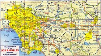 Image result for Los Angeles Attractions Map