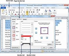 Image result for How to Add Black Border in Word
