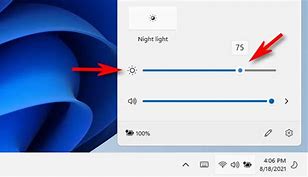 Image result for Brightness in Windows 11