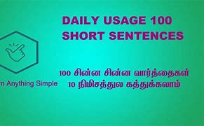 Image result for English Sentence to Tamil