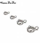 Image result for Heavy Duty Metal Attachment Rings with Spring Clasp