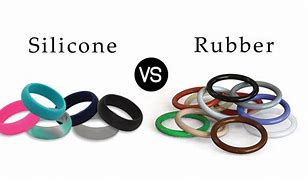 Image result for Rubber vs Silicone