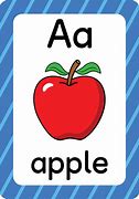 Image result for Apple Cartoon Flashcard