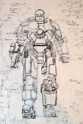 Image result for Iron Man MK 1. Blueprints
