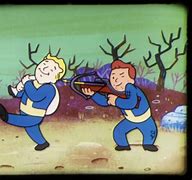 Image result for Fallout Cartoon Vaut Tec