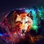 Image result for Cool Neon Wolf Galaxy