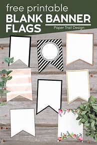 Image result for Free Printable Blank Banner Templates