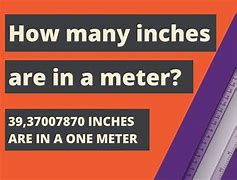 Image result for Inches in Meter