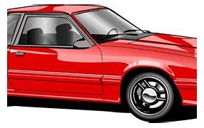 Image result for Fox Body Mustang Drag Car Cartoon Drawing