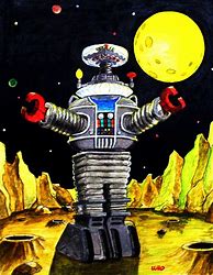Image result for Lost in Space Drawing Robot