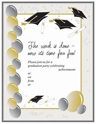 Image result for Blank Graduation Invitations Borders Free
