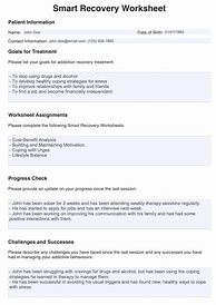 Image result for Smart Recovery Worksheets Therapist Guide