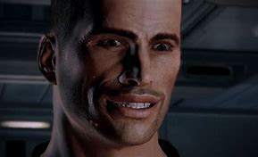 Image result for Mass Effect Shepardfunny Face