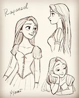 Image result for Disney Princess Rapunzel Cartoon Drawing
