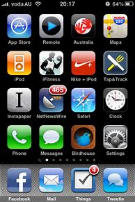Image result for Home Screen On iPhone
