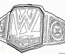 Image result for WWE Belt Coloring Pages