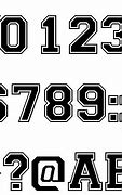 Image result for Fonts for Outlined Numbers