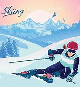 Image result for Alpine Skiing Clip Art