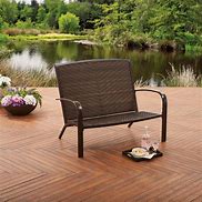 Image result for Wicker Benches Outdoor