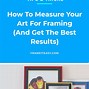 Image result for How to Measure Picture Frames
