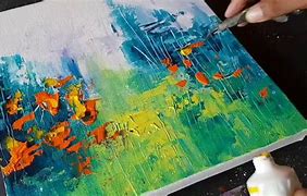Image result for Acrylic Landscape Paintings Abstract Art