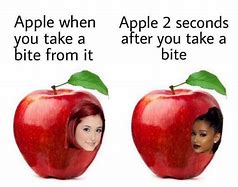 Image result for Eating Apple Meme