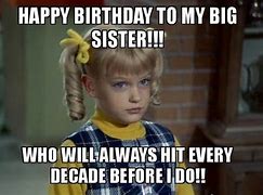 Image result for Big Sister Birthday Meme