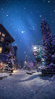 Image result for Christmas Night Wallpaper for iPhone