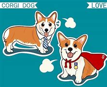 Image result for Corgi Dog Cartoon