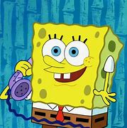 Image result for Spongebob Holding Phone