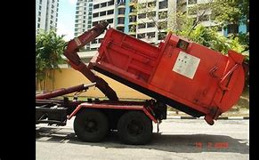 Image result for Truck-Mounted Trash Compactor