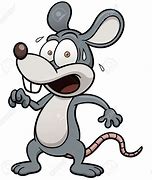 Image result for Scared Rat Cartoon