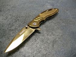 Image result for Gold Pocket Knife